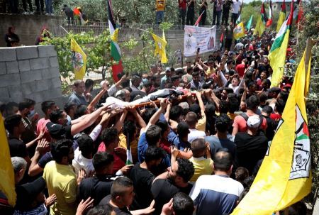 تشييع جنازة الشهيد سعيد عودة من نابلس